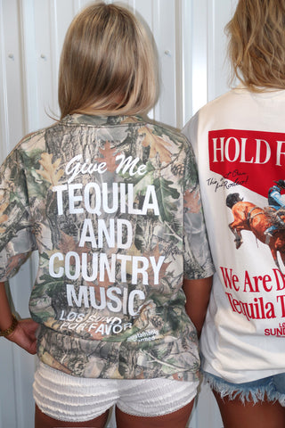 Los Sundays Tequila  “The Tequila & Country Music Tee” - Camo