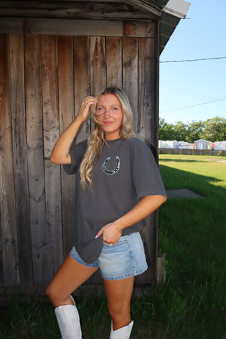 Cowgirl Era Graphic Oversized Graphic Tee