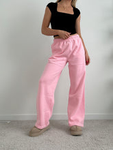 Load image into Gallery viewer, Long Blush Staple Wide Leg Sweatpants
