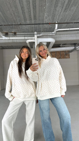 Ivory Cherry Hoodie