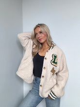 Load image into Gallery viewer, Sherpa Varsity Jacket
