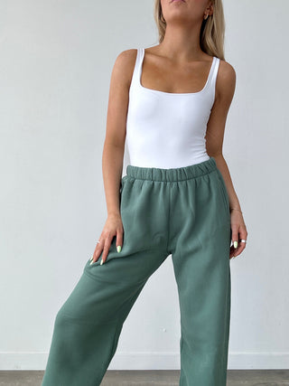 Pine Green Staple Joggers