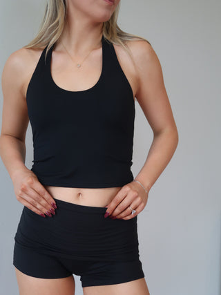 Studio Halter Top - Black
