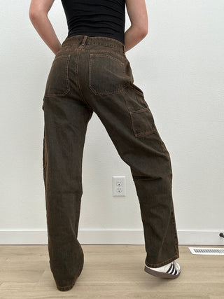 Vintage Rust Washed Jeans