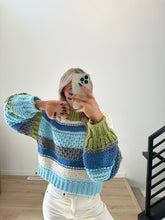 Load image into Gallery viewer, Striped Chunky Knit Sweater
