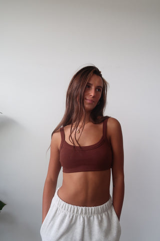 Nutshell Ribbed Bra Top