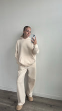 Load image into Gallery viewer, *PRE-ORDER* - Cream Staple Wide Leg Sweatpants
