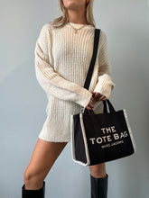 Load image into Gallery viewer, Cream Long Knit Sweater
