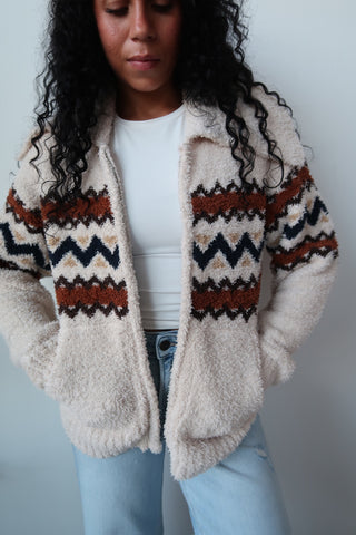 Thread And Supply Zip Up Sweater