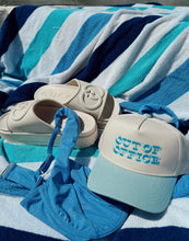 Load image into Gallery viewer, “Out Of Office” Baby Blue Trucker Hat
