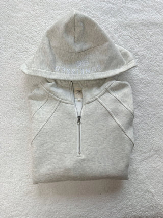 Full Length Hooded Quarter Zip