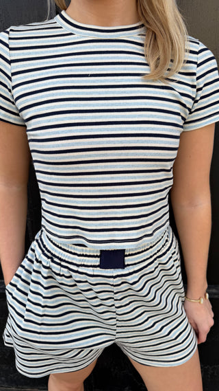 Navy Striped T-Shirt