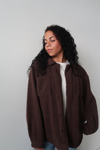 Espresso Sherpa Jacket
