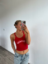 Load image into Gallery viewer, “Cowgirl” Red Tank Top
