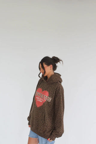 Leopard Heart “Cowboys Make Better Lovers” Hoodie