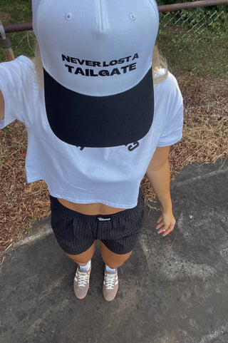 Never Lost A Tailgate Trucker Hat