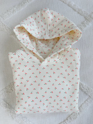 Ivory Cherry Hoodie