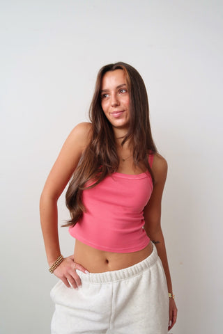 Daydreamer Solids 90’s Tank - Pink