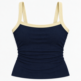 Studio Sculpt Tank Top - Navy/Butter