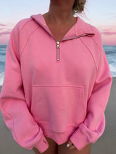 Load image into Gallery viewer, Full Length Hooded Quarter Zip
