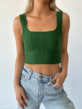 Load image into Gallery viewer, Knit Ribbed Square Neck Tank
