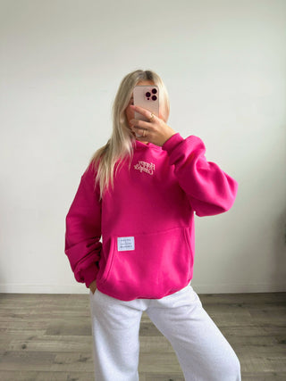 *Drift Exclusive* Happy Camp3r Pink Raspberry Puff Series Hoodie