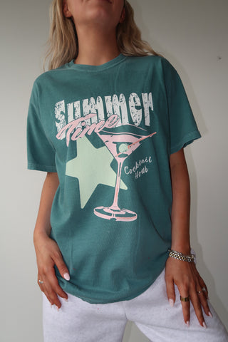 Summer Time Cocktail Hour Tee Shirt