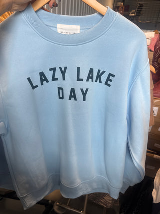 “Lazy Lake Day” Crewneck
