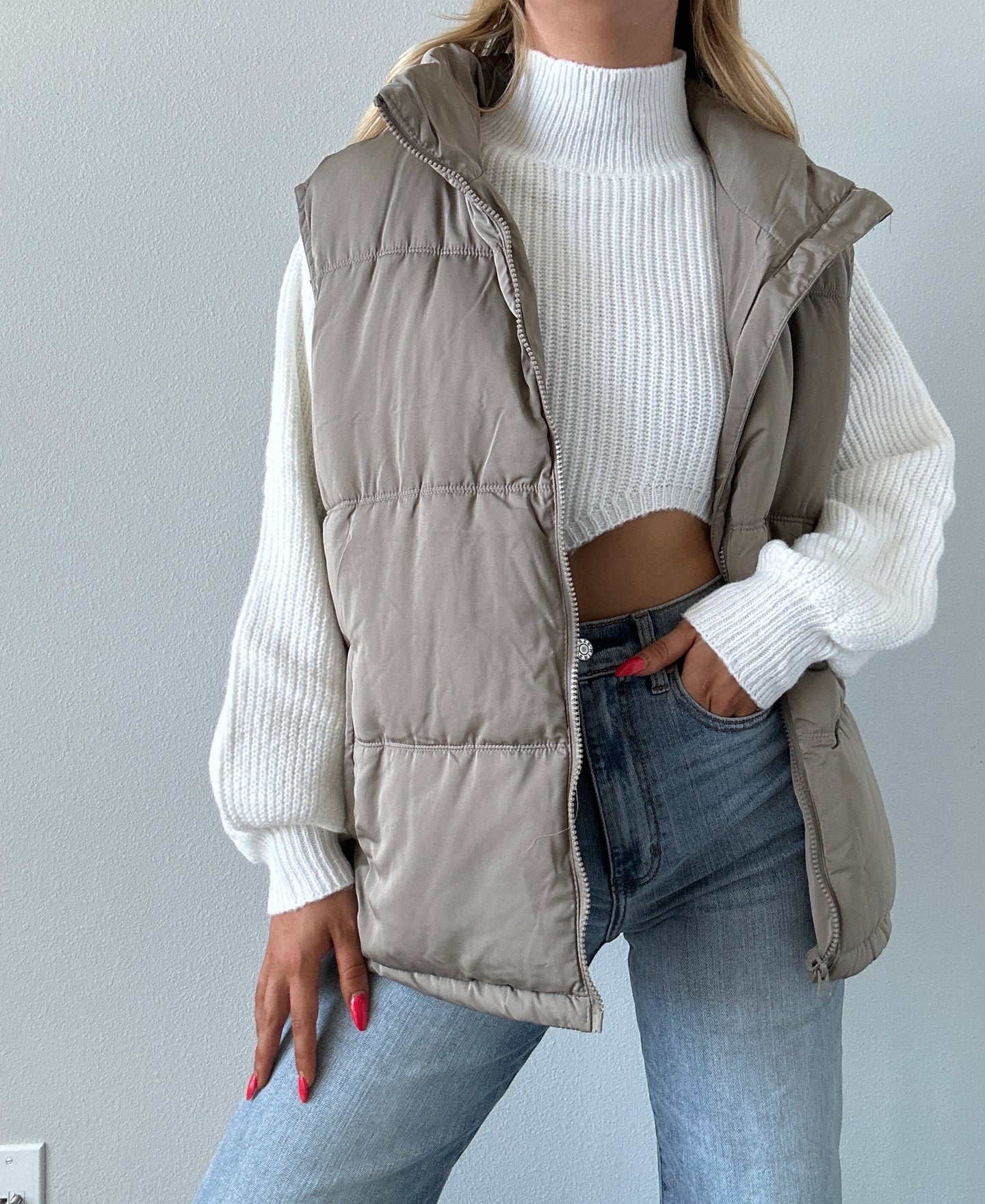 Oversized Puffer Vest