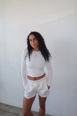 White Silky Smooth Long Sleeve