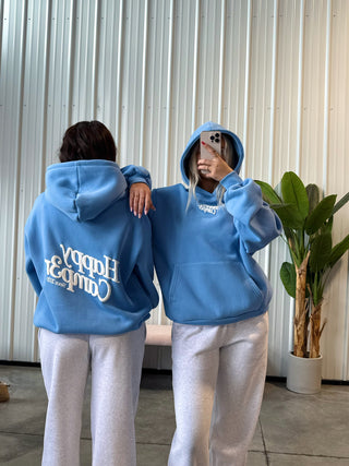 Happy Camp3r Cotton Candy Blue Puff Series Hoodie