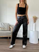 Load image into Gallery viewer, Faux Patent Leather Pants
