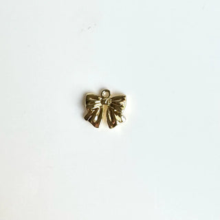 Gold Bow Charm