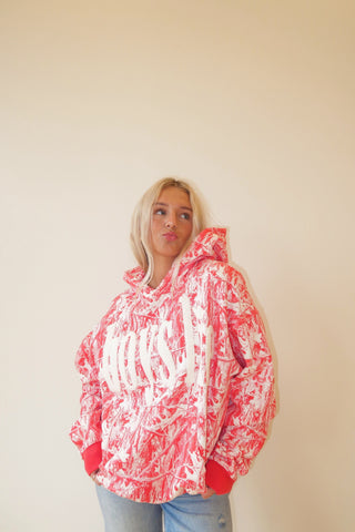 Red camo Manhunt Racer Hoodie