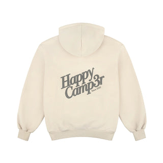 Happy Camp3r Beige Puff Series Hoodie