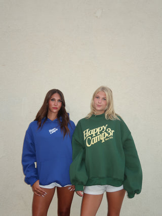 Happy Camp3r Puff Series Hoodie - Royal Blue