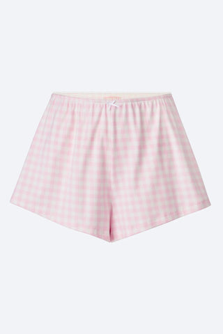 Pink Gingham Olivia Shorts