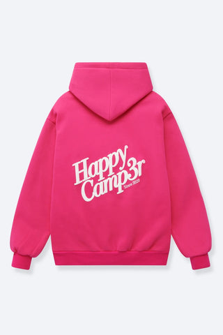 Happy Camp3r Pink Velvet Puff Series Hoodie