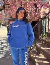 Load image into Gallery viewer, Royal Blue Happy Camp3r Luxury Leisurewear Sweatpants
