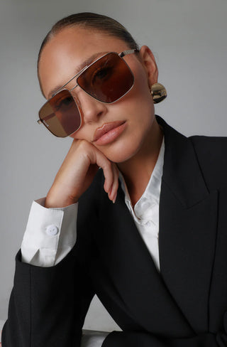 Otra Sorrento Gold/Brown Sunglasses