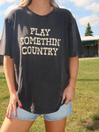 Play Somethin' Country Graphic Tee