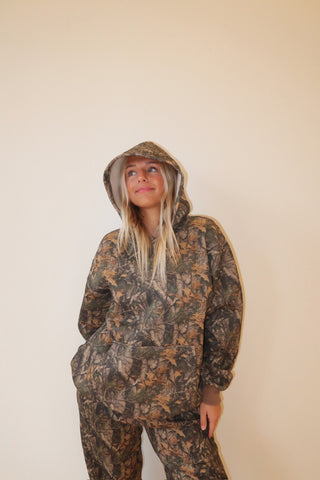 Dark Camo Staple Oversized Hoodie
