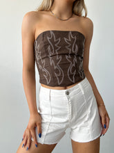 Load image into Gallery viewer, Faux Leather Western Bandeau
