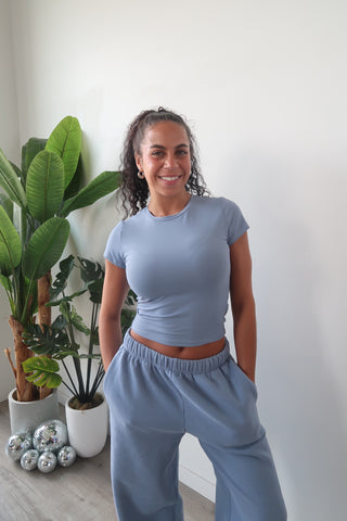 Stone Blue Staple T-Shirt