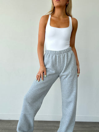 Heather Grey Staple Joggers