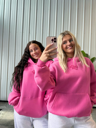 Happy Camp3r Bubble Gum Pink Hoodie