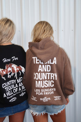 Los Sundays Tequila “The Tequila & Country Music Hoodie”