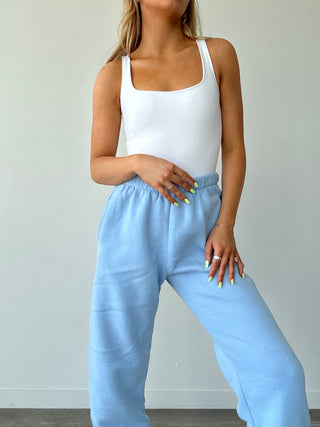 Baby Blue Staple Joggers