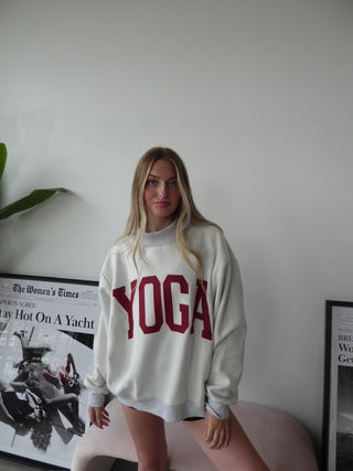 Pilates/Yoga Reversible Mock Neck Sweatshirt