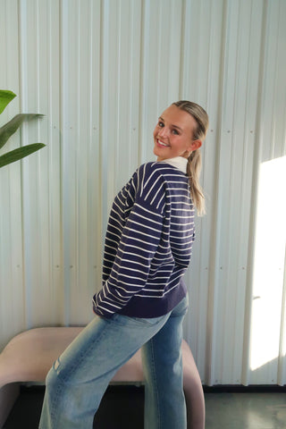 Nia Alameda Striped Sweater